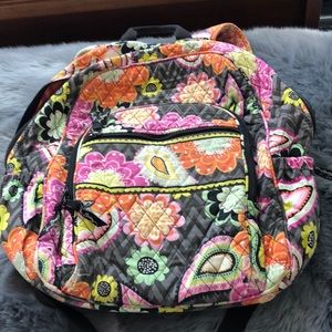 Vera Bradley flower shower campus backpack